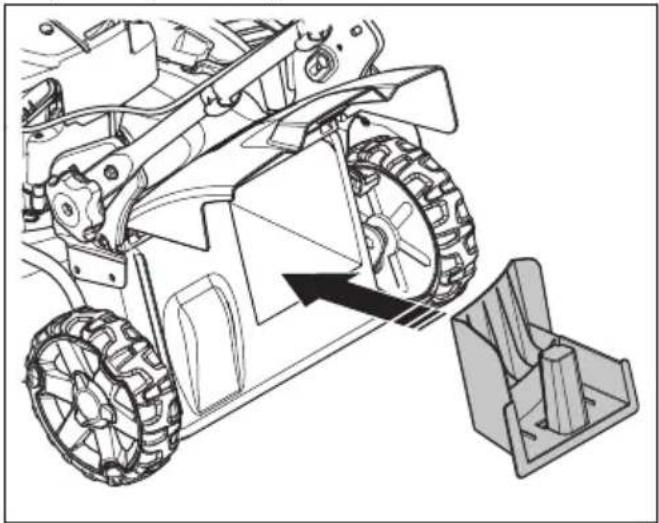 HUSQVARNA LC 356VP - За да превключите продукта към режим на мулчиране - 1