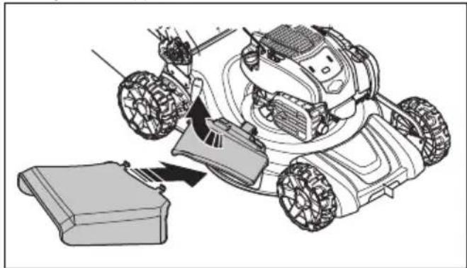 HUSQVARNA LC 356VP - Laitteen vaihtaminen sivulleheitotilaan - 2