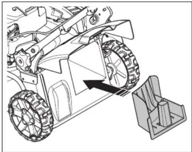 HUSQVARNA LC 356VP - Izstrādājuma iestatīšana mulčēšanas režīmā - 1
