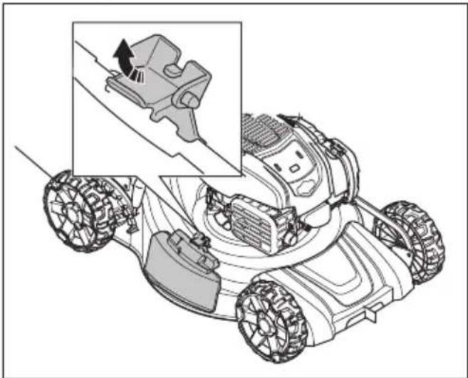 HUSQVARNA LC 356VP - Toote seadistamine külgväljaviske režiimile - 1