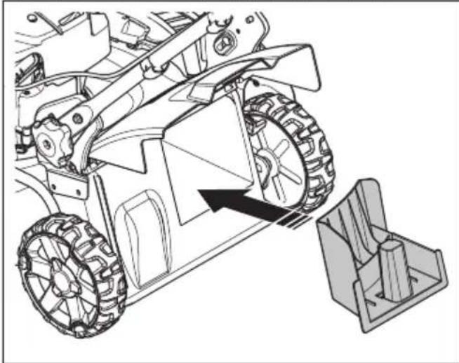 HUSQVARNA LC 356VP - Gaminio paruošimas mulčiavimui - 1