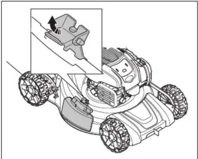 HUSQVARNA LC 356VP - Pour passer le produit en mode éjection latérale - 1