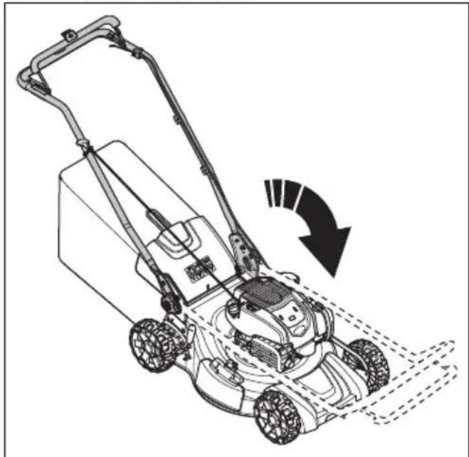 HUSQVARNA LC 356VP - Установка изделия в положение для транспортировки - 2