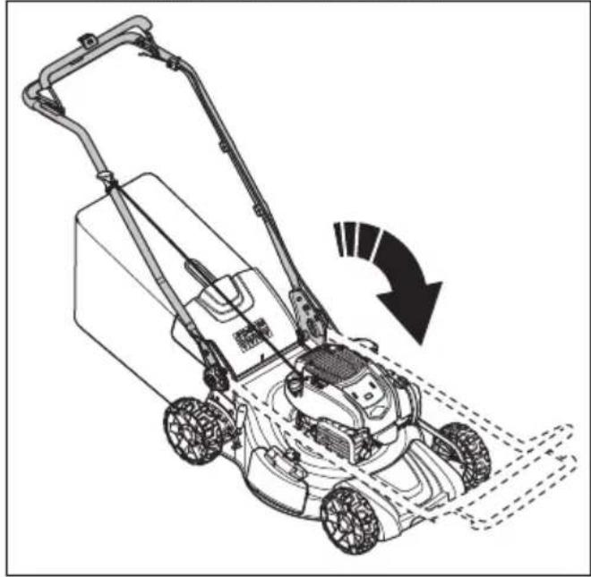HUSQVARNA LC 356VP - Ρύθμιση του προϊόντος στη θέση μεταφοράς - 2