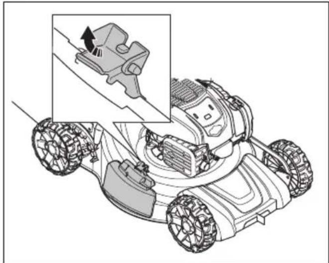 HUSQVARNA LC 356VP - Colocar o produto em modo de descarga lateral - 1