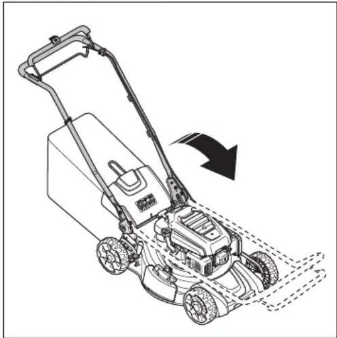 HUSQVARNA LC 151S - Ürünü taşıma konumuna getirme - 2