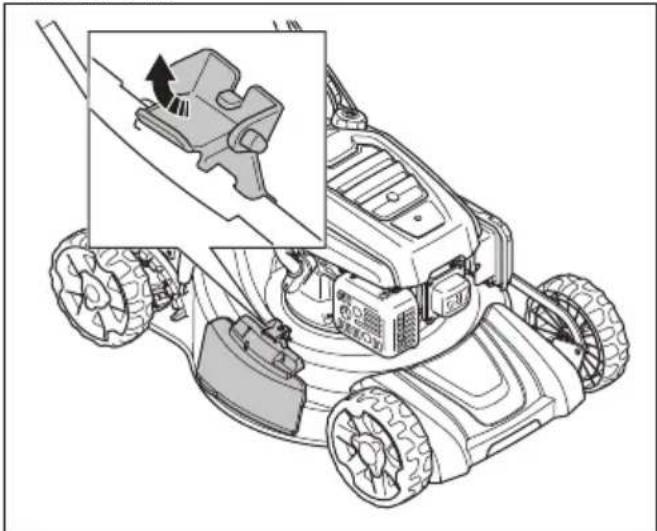 HUSQVARNA LC 151S - 将产品更改为侧向排草模式 - 1