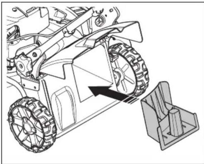 HUSQVARNA LC 151S - Laitteen vaihtaminen silppuamistilaan (LC 151, LC 151S) - 1
