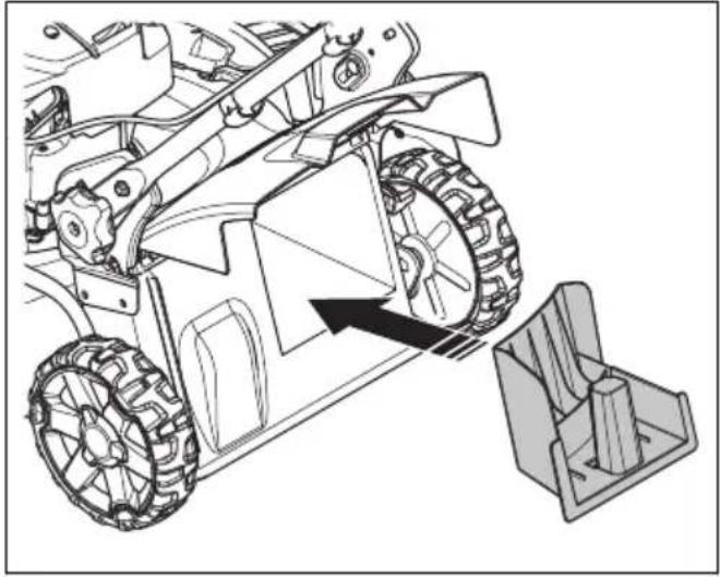 HUSQVARNA LC 151S - Ustawianie trybu wyrzutu bocznego urządzenia - 3