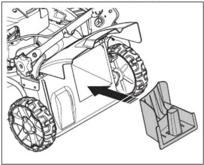 HUSQVARNA LC 151S - So versetzen Sie das Gerät in den Modus „Seitenauswurf“ - 3