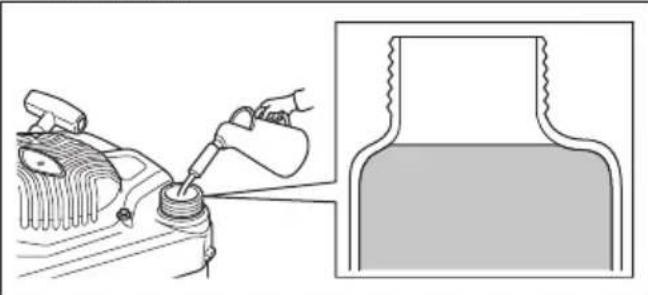 HUSQVARNA LC 151S - Tankolás - 2