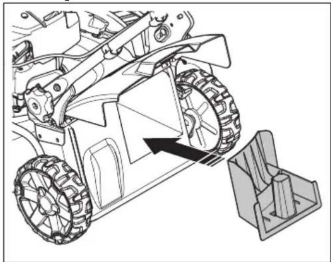 HUSQVARNA LC 151S - Colocar o produto em modo de trituração (LC 151, LC 151S) - 1
