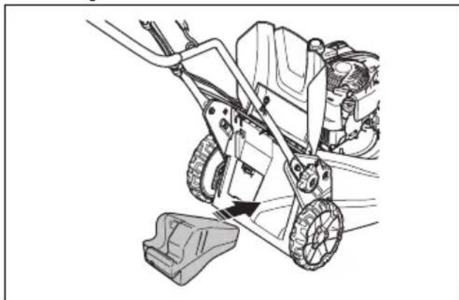 HUSQVARNA LB 548i - Montaje del triturador (accesorio del modelo LC 551iV) - 1