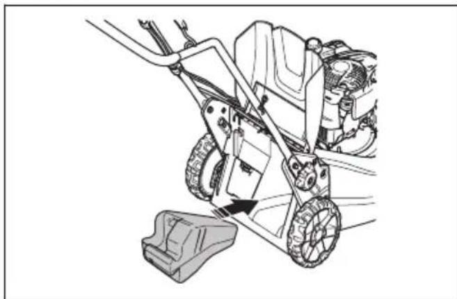 HUSQVARNA LB 548i - Mulčesanas aizbăžna (LC 551iV piederums) montăza - 1