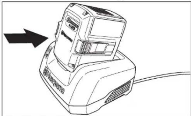 HUSQVARNA LB 548i - Para cargar la bateria - 2