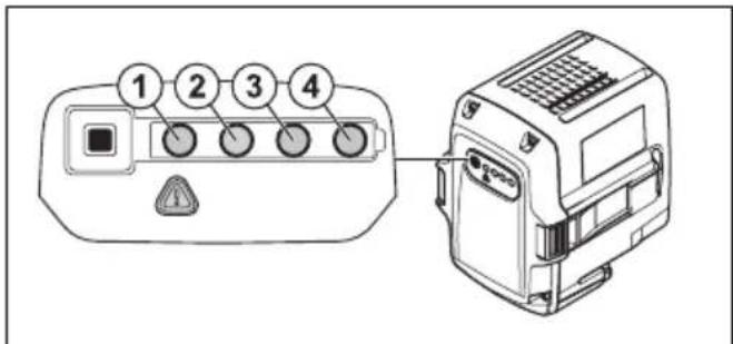 HUSQVARNA LB 548i - Batterstatus - 1