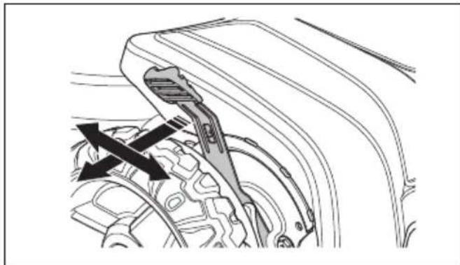 HUSQVARNA LB 548i - Definir a alta de corte (LB 548i, LC 551iV) - 1