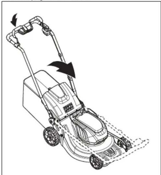 HUSQVARNA LB 548i - Pour régler le produit en position de transport (LC 551iV) - 2