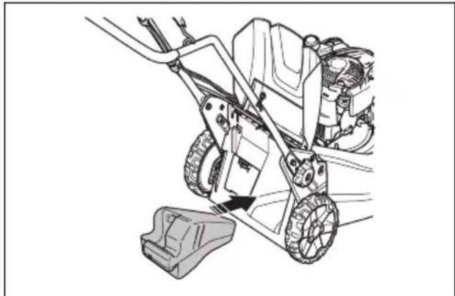 HUSQVARNA LB 548i - Namestitev vložka za mulčenje (dodatna oprema LC 551iV) - 1