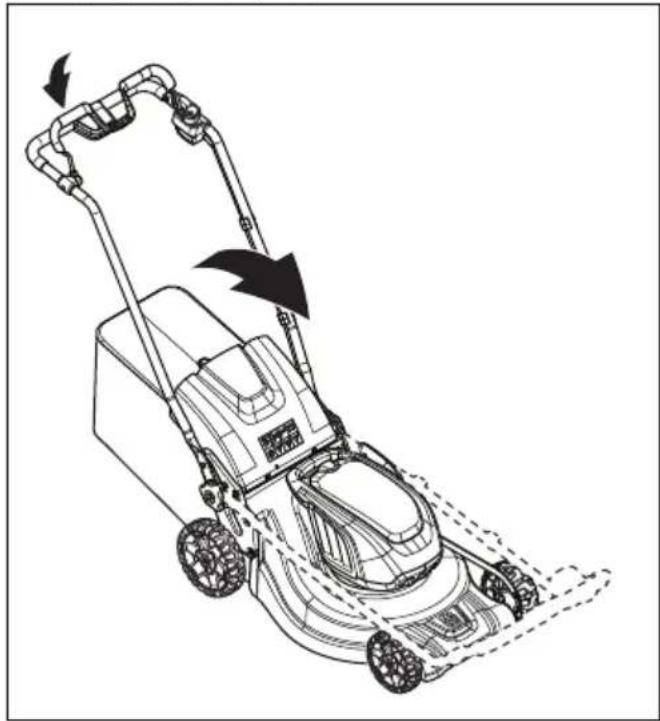 HUSQVARNA LB 548i - Nolokiet rokturi uz prieksu. - 1