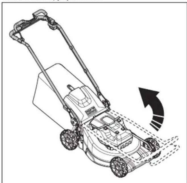 HUSQVARNA LB 548i - Laitteen asettaminen käytöasentoon (LC 551iV) - 1