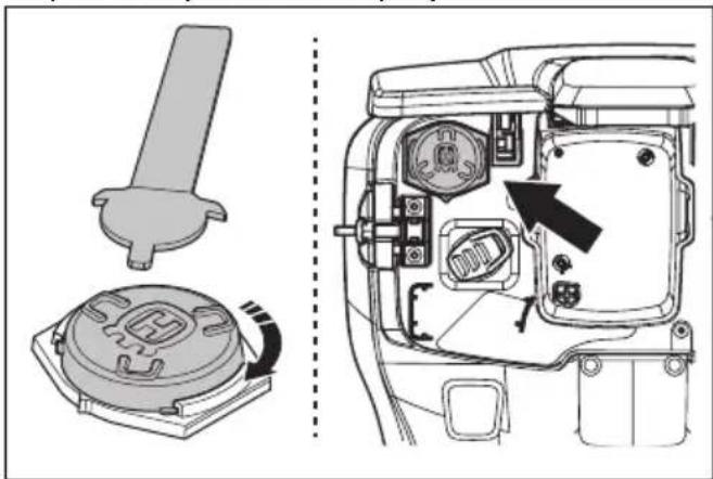 HUSQVARNA LB 548i - To install the sensor - 6