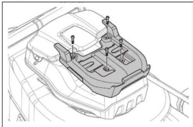 HUSQVARNA LB 548i - 3a MOHTIpaHe n npemaxBaHe Ha MyNTn akymylaTopa (npHaIeJxHocT) - 2