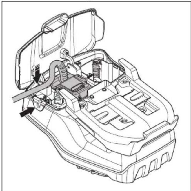 HUSQVARNA LB 548i - Multi akumulatora (piederums) uzstādīsana un nonemšana - 6