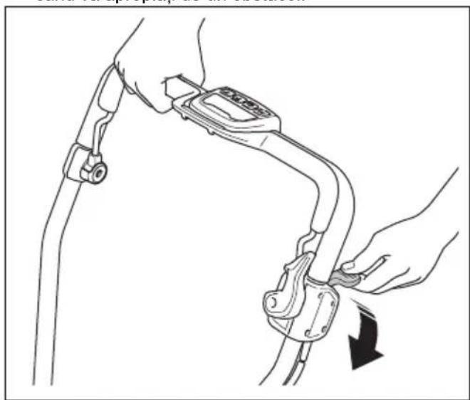 HUSQVARNA LB 548i - Utilizarea transmisiei pe roti (LB 553iV) - 3