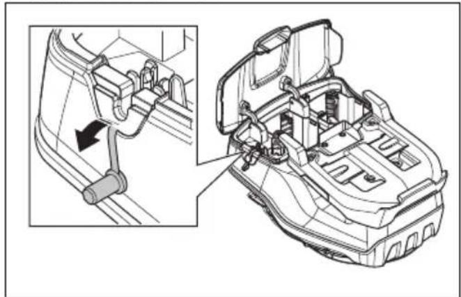HUSQVARNA LB 548i - Instalacia a odstranychie multibatierie (príslušenstvo) - 2