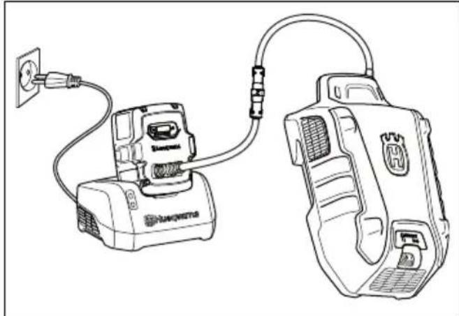 HUSQVARNA LB 548i - Ladda batteripacket - 1