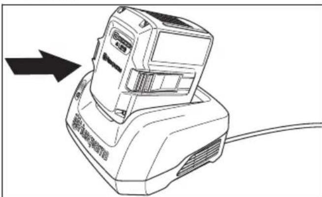 HUSQVARNA LB 548i - Ladda batteriet - 2
