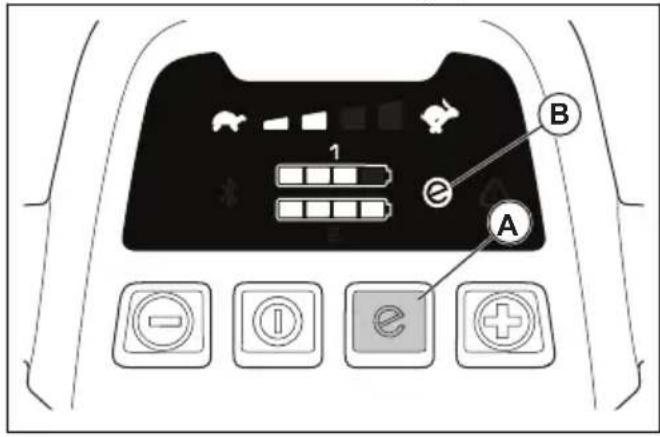 HUSQVARNA LB 548i - SavE 機能の使用方法 - 1