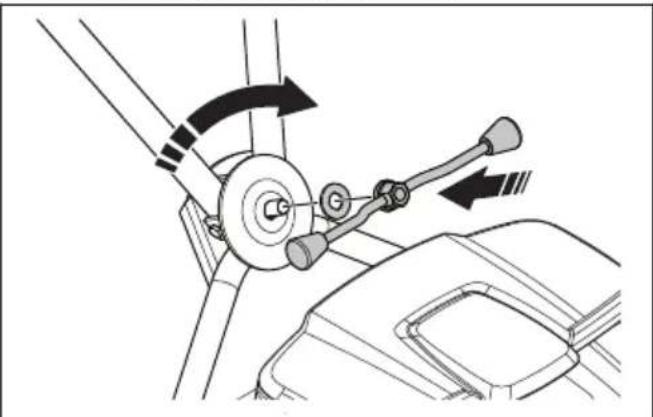 HUSQVARNA LB 548i - Kahvan asentaminen (LB 548i, LB 553iV) - 2