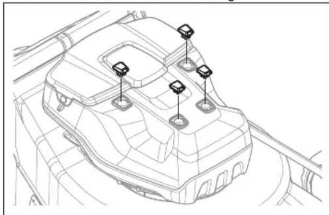 HUSQVARNA LB 548i - So installmenten und entfern den Sie den Multi-Akku (Zubehör) - 1