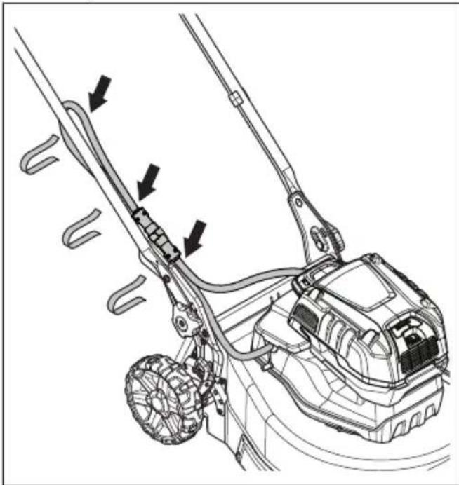 HUSQVARNA LB 548i - Multiaku (lisatarvik) paigaldamine ja eemaldamine - 8