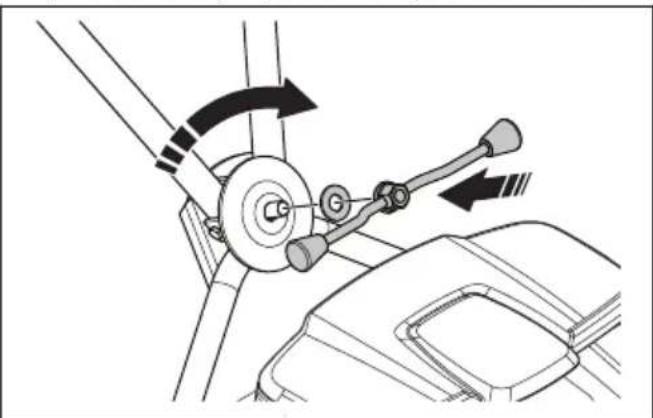 HUSQVARNA LB 548i - Montaje del manillar (LB 548i, LB 553iV) - 2