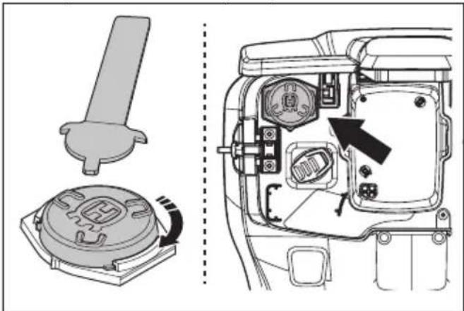 HUSQVARNA LB 548i - Instalar o sensor - 6