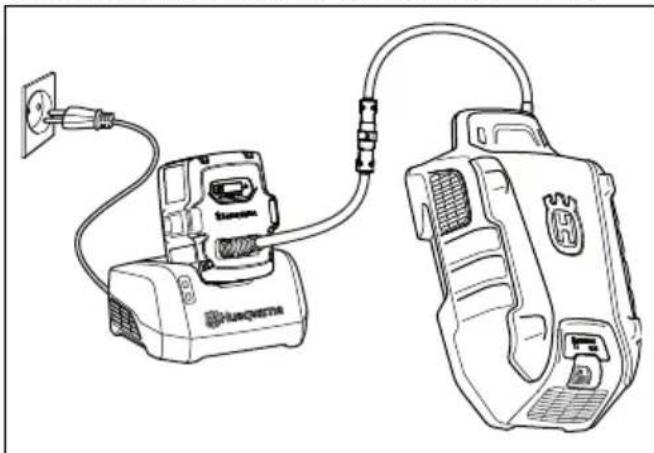 HUSQVARNA LB 548i - 3apraika 6noka akkymyIaTOPOB - 1