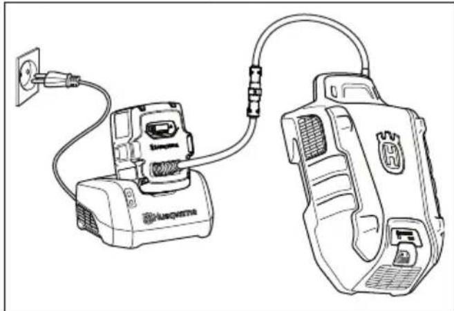 HUSQVARNA LB 548i - lkaunavejapjoves akumulatoriu bloka - 1
