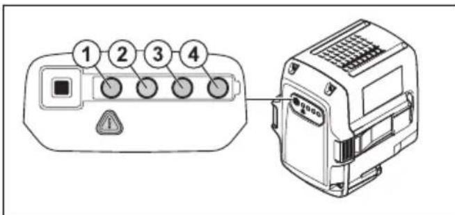 HUSQVARNA LB 548i - Batterstatus - 1