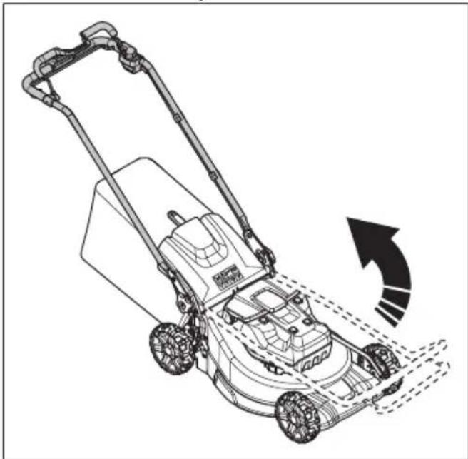 HUSQVARNA LB 548i - Izstradajuma novietošana darbības pozicijā (LC 551iV) - 1