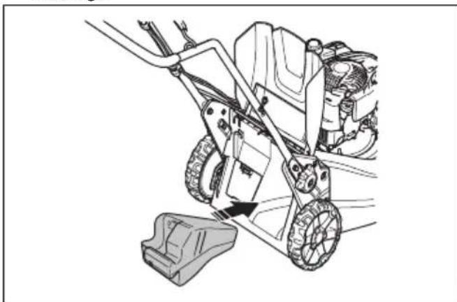 HUSQVARNA LB 548i - Montar o tampão de trituração (accessório LC 551iV) - 1