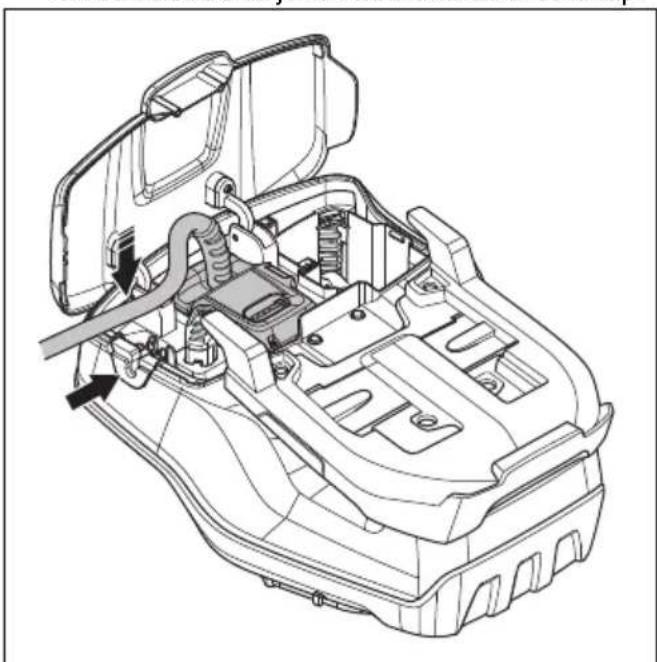 HUSQVARNA LB 548i - Pour installer etsteroler la batterie multiple (accessoire) - 6