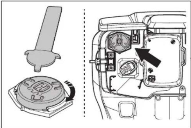 HUSQVARNA LB 548i - Pour installer le capteur - 6