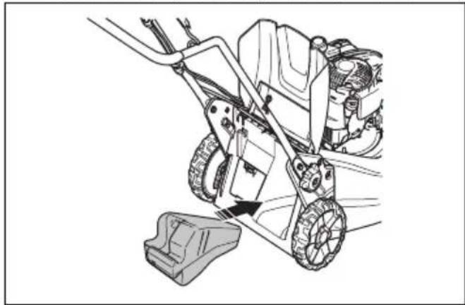 HUSQVARNA LB 548i - Montáž mulčovaci vložky (příslušenství LC 551iV) - 1