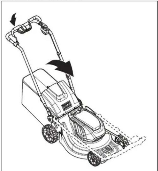 HUSQVARNA LB 548i - YcTaHOBka N3dEJIb B NOJIOKeHne dIra TpaHCnOpTnpOBKn (LC 551iV) - 2