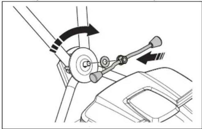 HUSQVARNA LB 548i - So montieren Sie den Griff (LB 548i, LB 553iV) - 2
