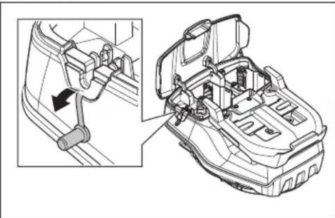 HUSQVARNA LB 548i - 安装和拆卸多电池（附件） - 4