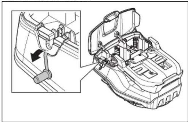 HUSQVARNA LB 548i - Pour installer etsteroler la batterie multiple (accessoire) - 4